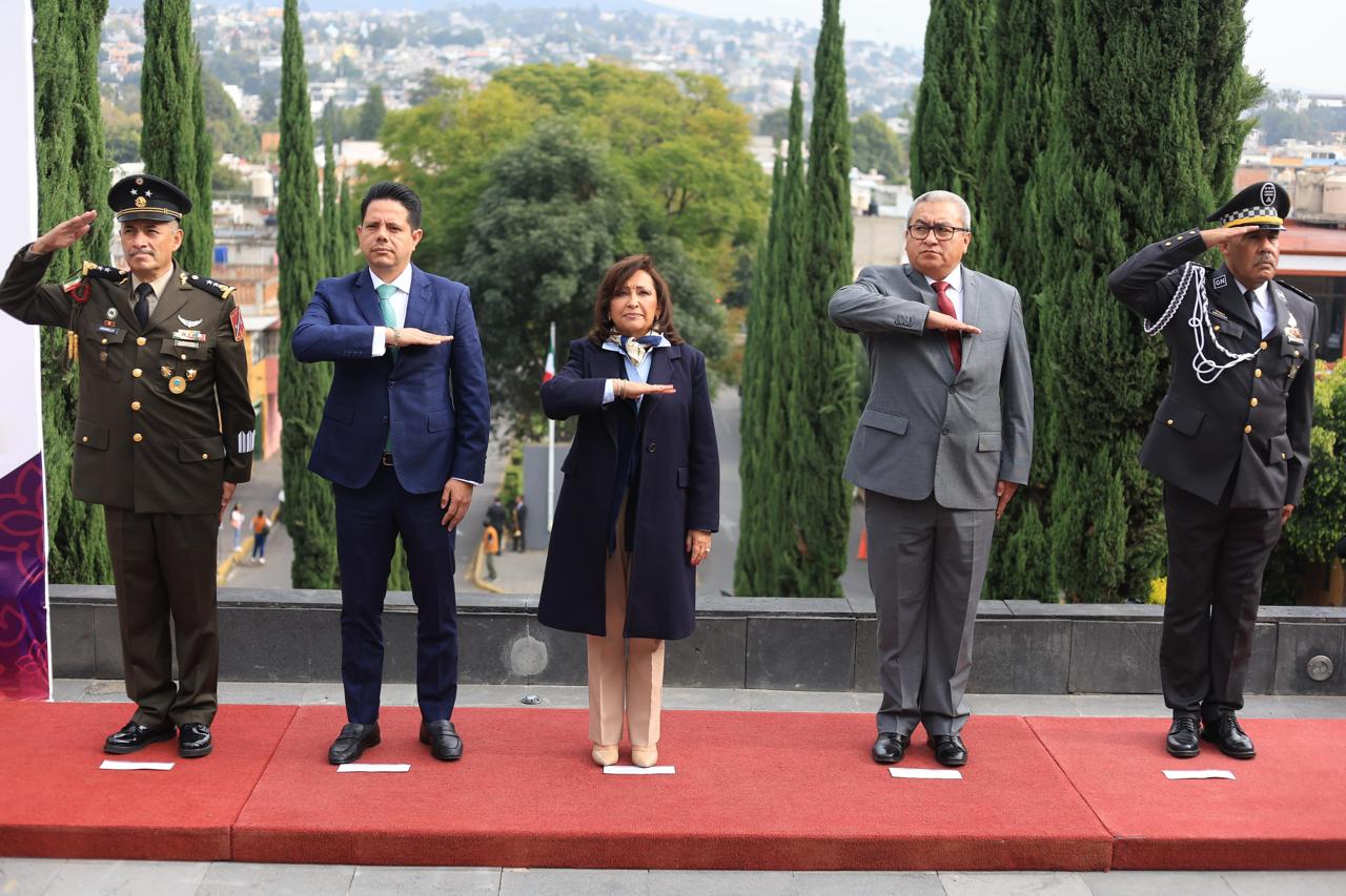 Encabeza gobernadora ceremonia del 114 aniversario del inicio de la Revolución Mexicana